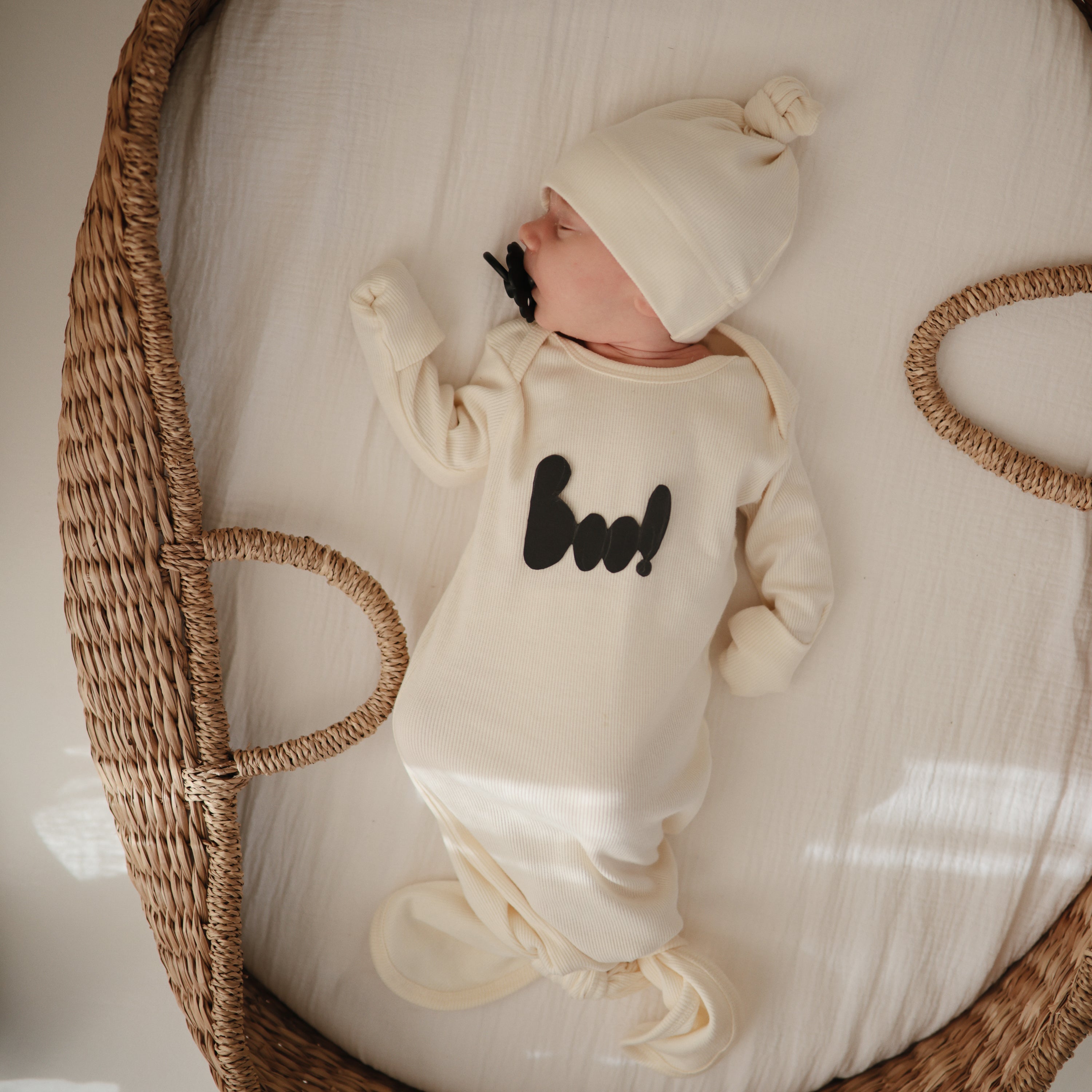 Image of Ribbed Baby Beanie
